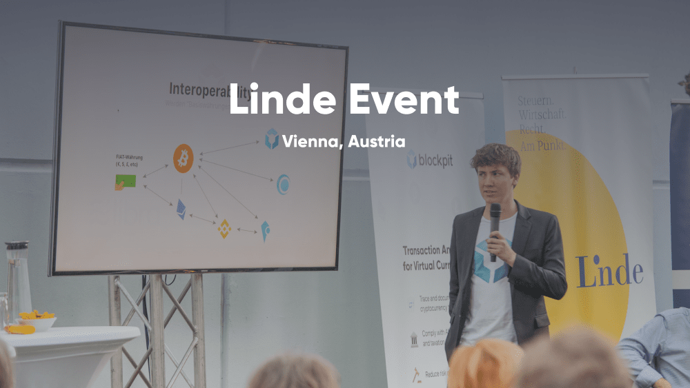 Blockpit & Linde - Expertentalk zum Thema Kryptowährungen und Steuern